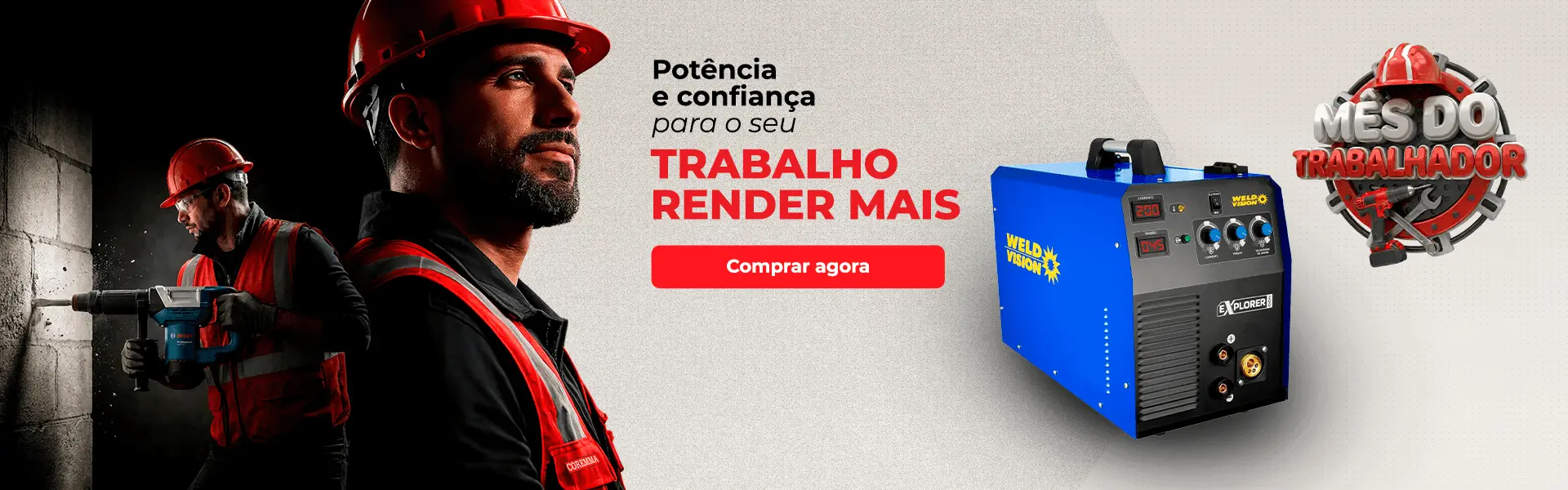 Potência e confiança para o seu trabalho render mais